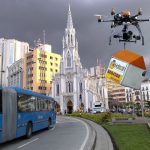 Fracasa primer día de domicilios con drones de Cali Mío