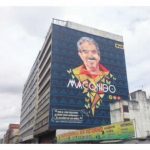 Jorge Luis Pinto emocionado por mural en homenaje a él