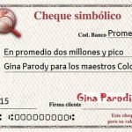 [Galería] Los mejores cheques simbólicos girados hoy