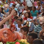 ¡Milagro! candidato pastor del MIRA multiplicó dos lechonas en jornada política