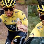 Por la copa de champaña, Egan Bernal ya registra fotomulta en Colombia