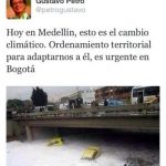 Alcaldía aclara episodio de foto de inundación de Medellín