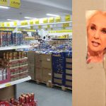 Señora de estrato 6 se esconde en una caja para que su amiga no la vea en un D1